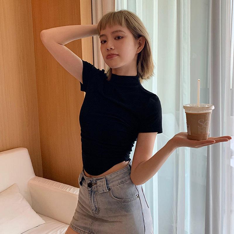Women s Slimming High Waist Cropped T-shirt: Sweet & Spicy Summer Style M (recommended 80-95 lbs)
Women s Slimming High Waist Cropped T-shirt: Sweet & Spicy Summer Style M (recommended 80-95 lbs)