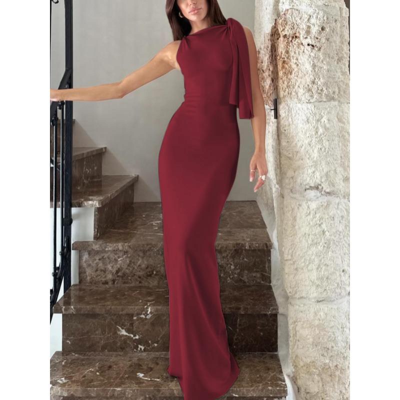 Summer Sleeveless Bodycon Long Dress Elegant Solid Color Hip Party Evening Dress Solid Color Female Casual Maxi Ribbon Dresses Sweet Sexy Clothing L вина червоного кольору
Summer Sleeveless Bodycon Long Dress Elegant Solid Color Hip Party Evening Dress Solid Color Female Casual Maxi Ribbon Dresses Sweet Sexy Clothing L вина червоного кольору