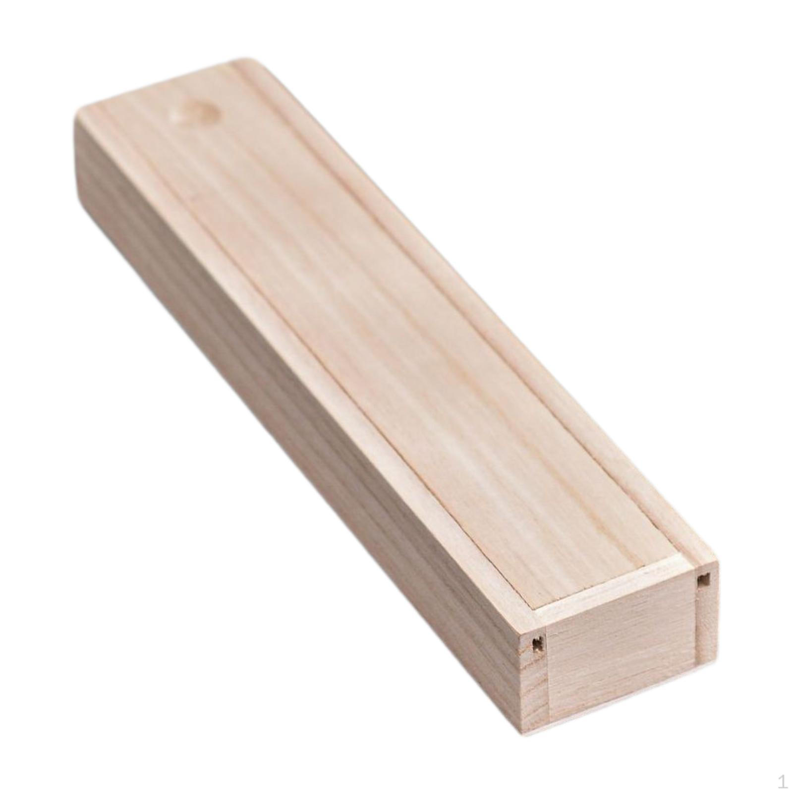 Деревянная коробка с раздвижной крышкой, подарочные шкатулки для украшений, контейнер, пустой пенал для карандашей, чехол для поделок своими руками 23x5x3cm
Деревянная коробка с раздвижной крышкой, подарочные шкатулки для украшений, контейнер, пустой пенал для карандашей, чехол для поделок своими руками 23x5x3cm