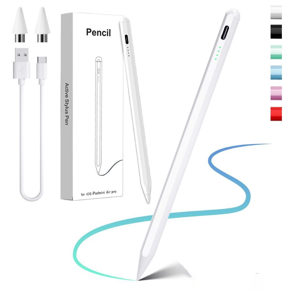 Battery Indicator Stylus Pen Rechargeable Active Stylus Screen Pencil for iPad mini Air Pro Drawing Green
Battery Indicator Stylus Pen Rechargeable Active Stylus Screen Pencil for iPad mini Air Pro Drawing Green