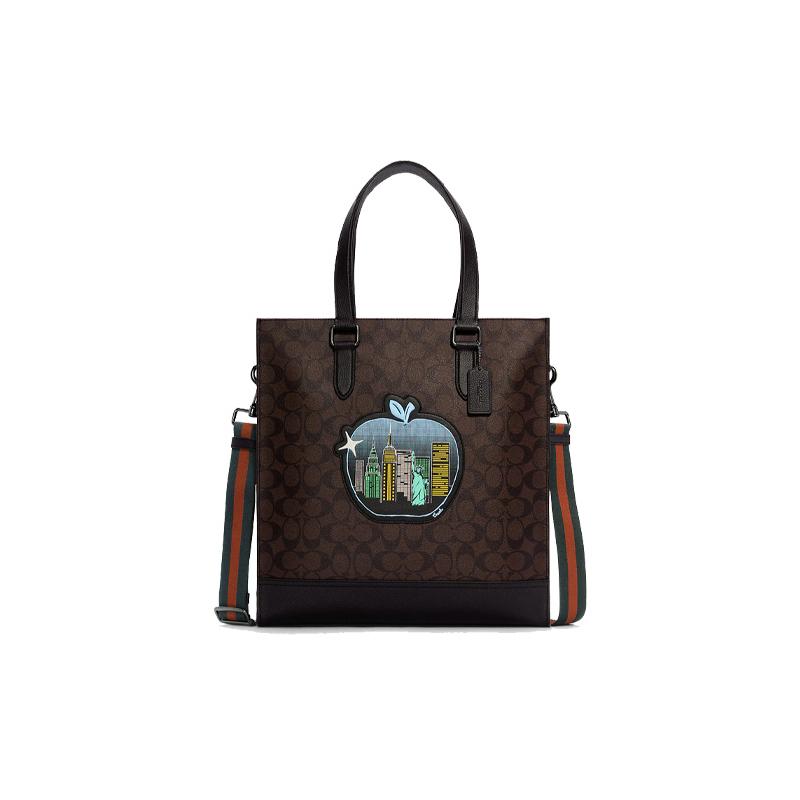 COACH Graham 35 Classic Presbyopia Print Large Capacity Vertical Leather Tote Bag Shopping Bag Crossbody Handbag Large Men s Dark Brown коричневий
COACH Graham 35 Classic Presbyopia Print Large Capacity Vertical Leather Tote Bag Shopping Bag Crossbody Handbag Large Men s Dark Brown коричневий