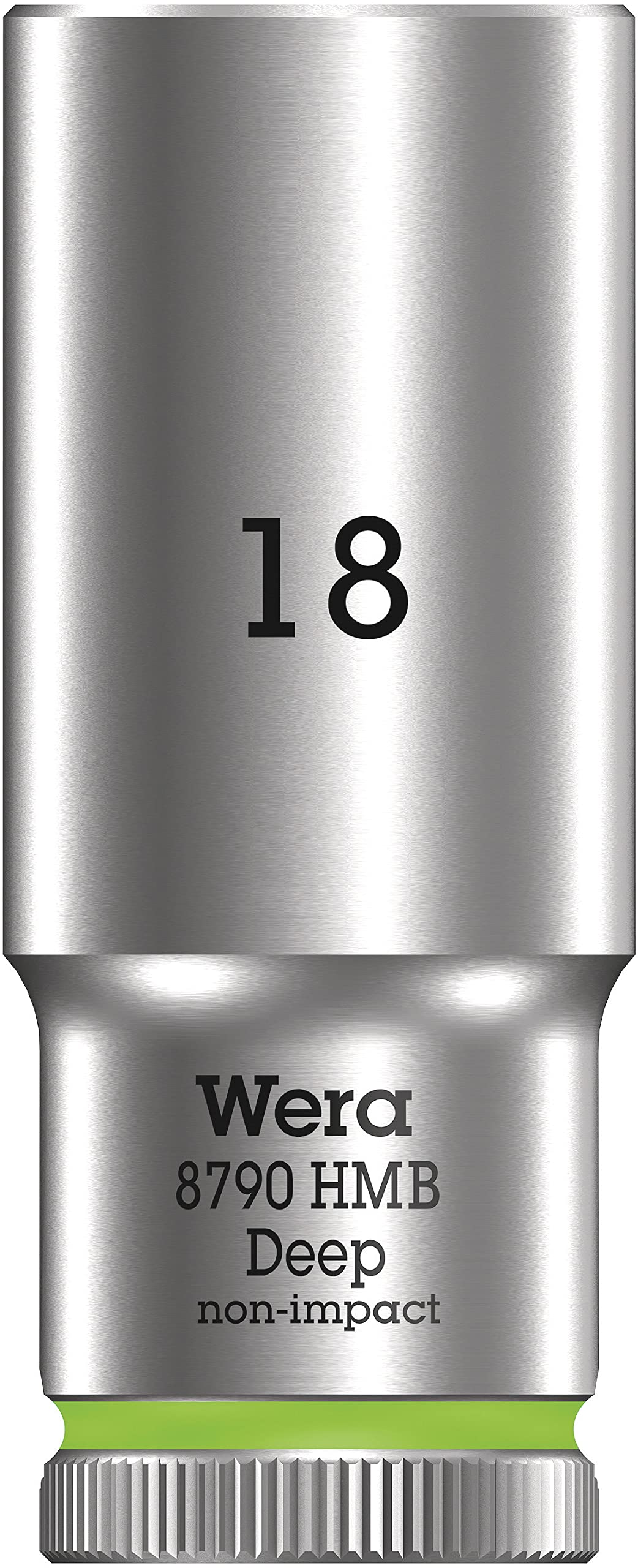 WERA 004540 Шестигранный ключ с глубоким гнездом для болтов, размер шестигранника 18 мм, общая длина 64 мм, 3/8DR
WERA 004540 Шестигранный ключ с глубоким гнездом для болтов, размер шестигранника 18 мм, общая длина 64 мм, 3/8DR
