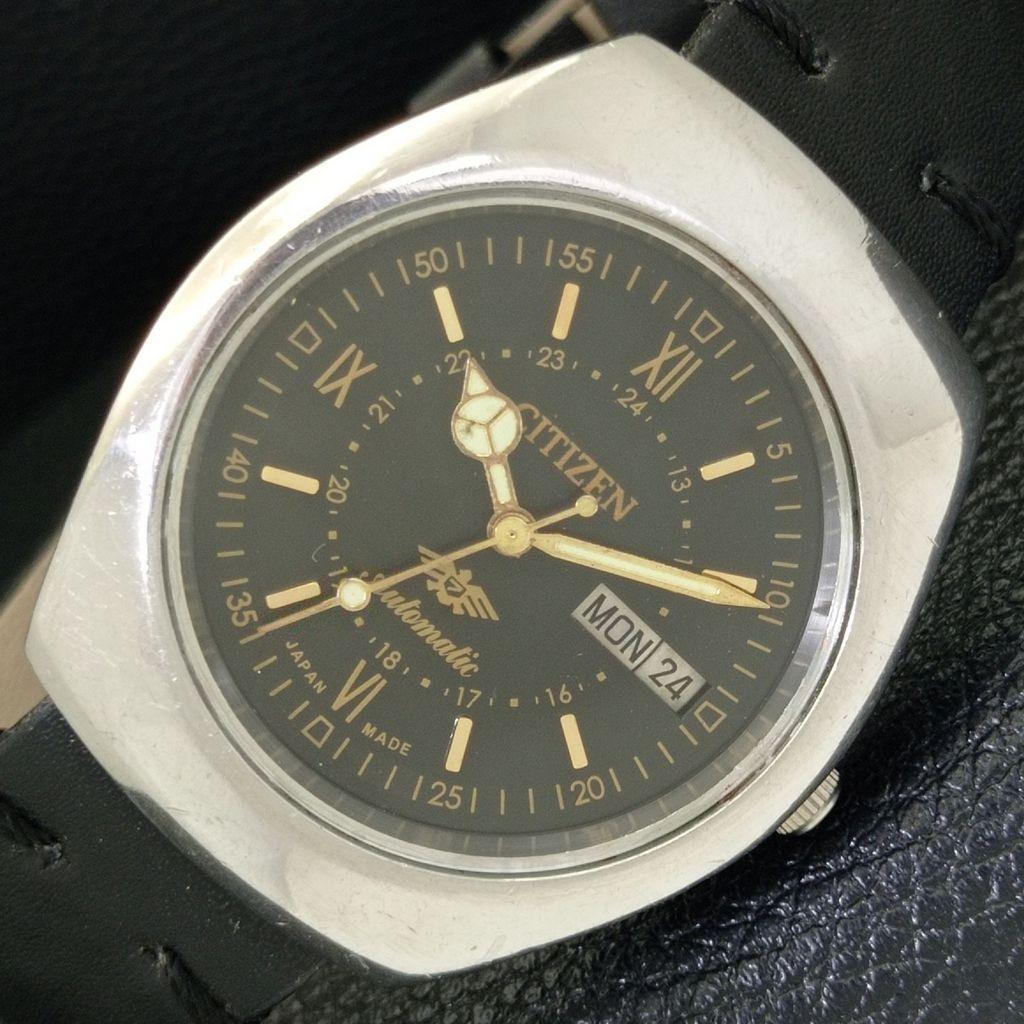 JAPAN VINTAGE CITIZEN AUTOMATIC 8200 MENS BLACK COLOR DIAL WATCH a500292-2 R151b-a500292
JAPAN VINTAGE CITIZEN AUTOMATIC 8200 MENS BLACK COLOR DIAL WATCH a500292-2 R151b-a500292