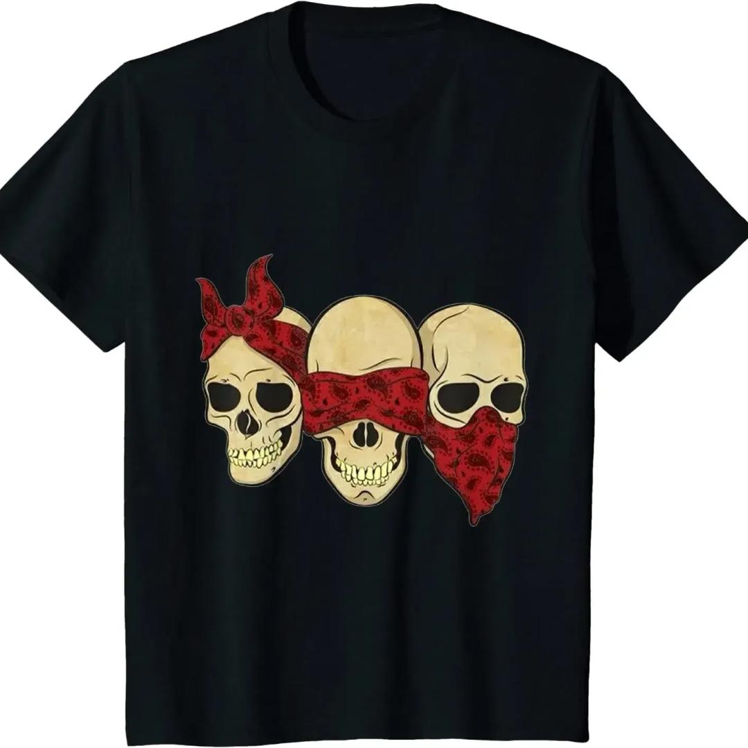 Футболка Gothic Hear See Speak No Evil Skull Heads Мужская одежда Графические футболки Футболки большого размера Футболки 5XL
Футболка Gothic Hear See Speak No Evil Skull Heads Мужская одежда Графические футболки Футболки большого размера Футболки 5XL