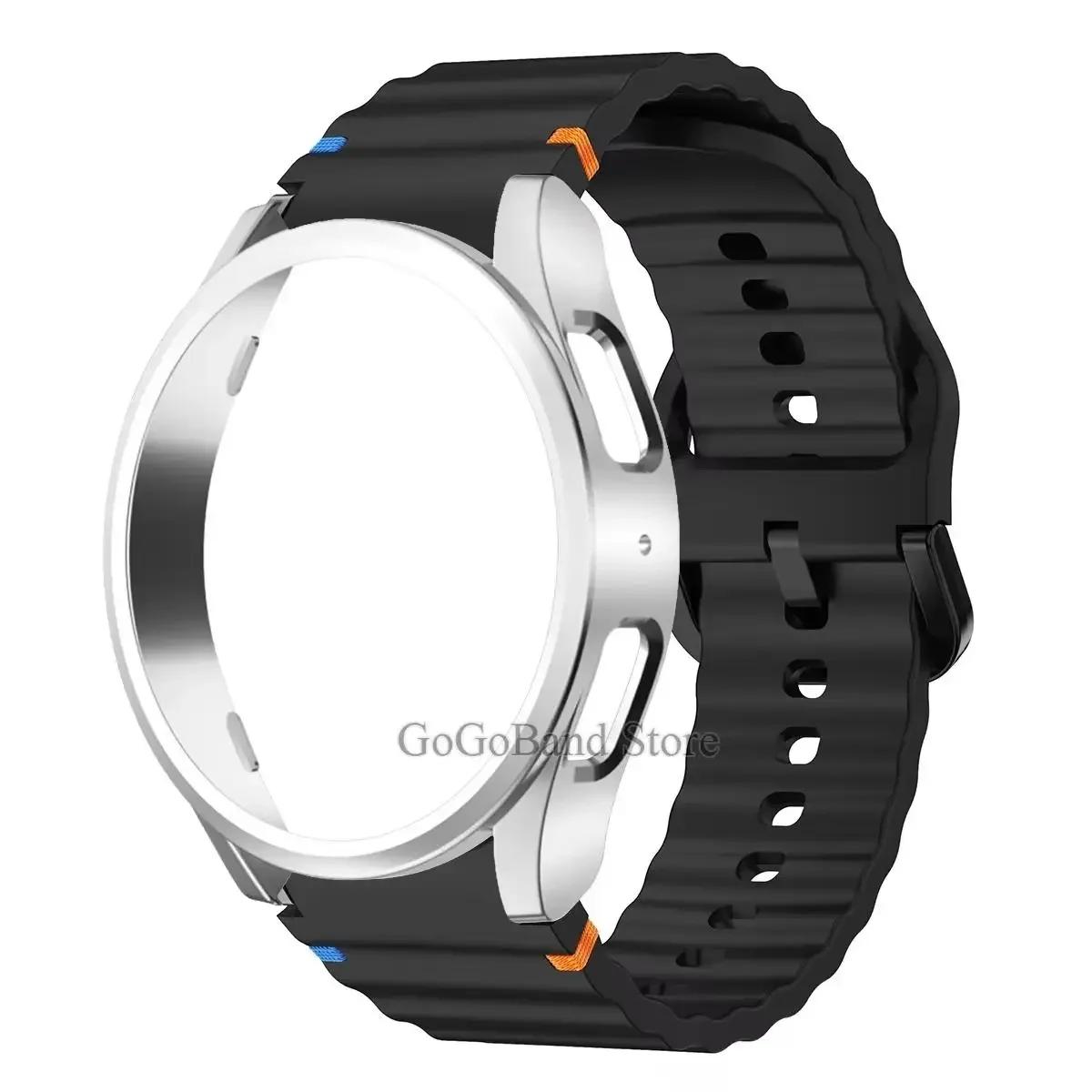 Чохол+Ремінець для Samsung Galaxy Watch 7 6 5 4 40мм 44мм Силіконовий офіційний Ремінець ПК Захисна Кришка Бампер для Galaxy Watch 6Classic Galaxy 4 Clasic 46mm
Чохол+Ремінець для Samsung Galaxy Watch 7 6 5 4 40мм 44мм Силіконовий офіційний Ремінець ПК Захисна Кришка Бампер для Galaxy Watch 6Classic Galaxy 4 Clasic 46mm