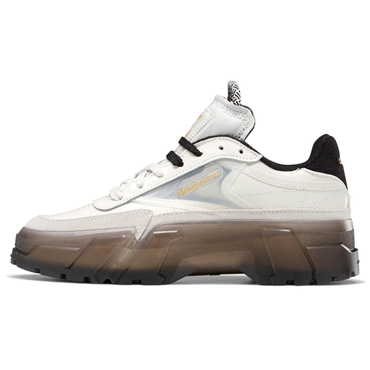 Reebok Cardi B x Club C Chalk Женские Кроссовки Белые Матово-Золотые Core-Черные FZ4928
Reebok Cardi B x Club C Chalk Женские Кроссовки Белые Матово-Золотые Core-Черные FZ4928