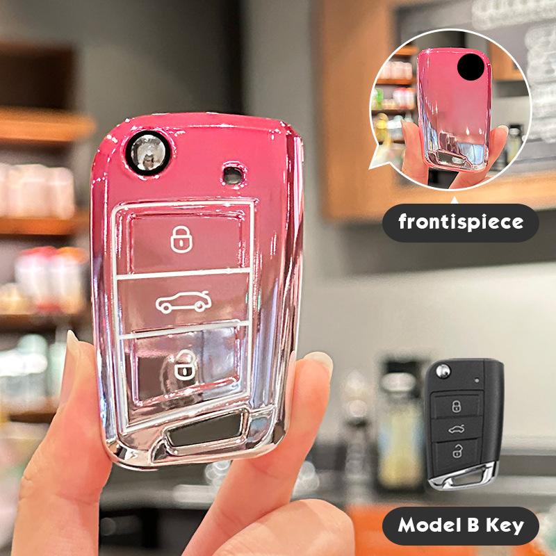 Sakura Pink Tpu For Vw Golf 7 Mk7 Skoda Seat Octavia Combi Leon Ibiza Cuptra Flip Car Key Case Cover Fob Keyring Accessories
Sakura Pink Tpu For Vw Golf 7 Mk7 Skoda Seat Octavia Combi Leon Ibiza Cuptra Flip Car Key Case Cover Fob Keyring Accessories