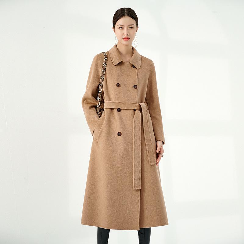 Women s Long Double-Faced 100% Pure Cashmere Ripple Coat with Horn Buttons for Autumn/Winter XL
Women s Long Double-Faced 100% Pure Cashmere Ripple Coat with Horn Buttons for Autumn/Winter XL