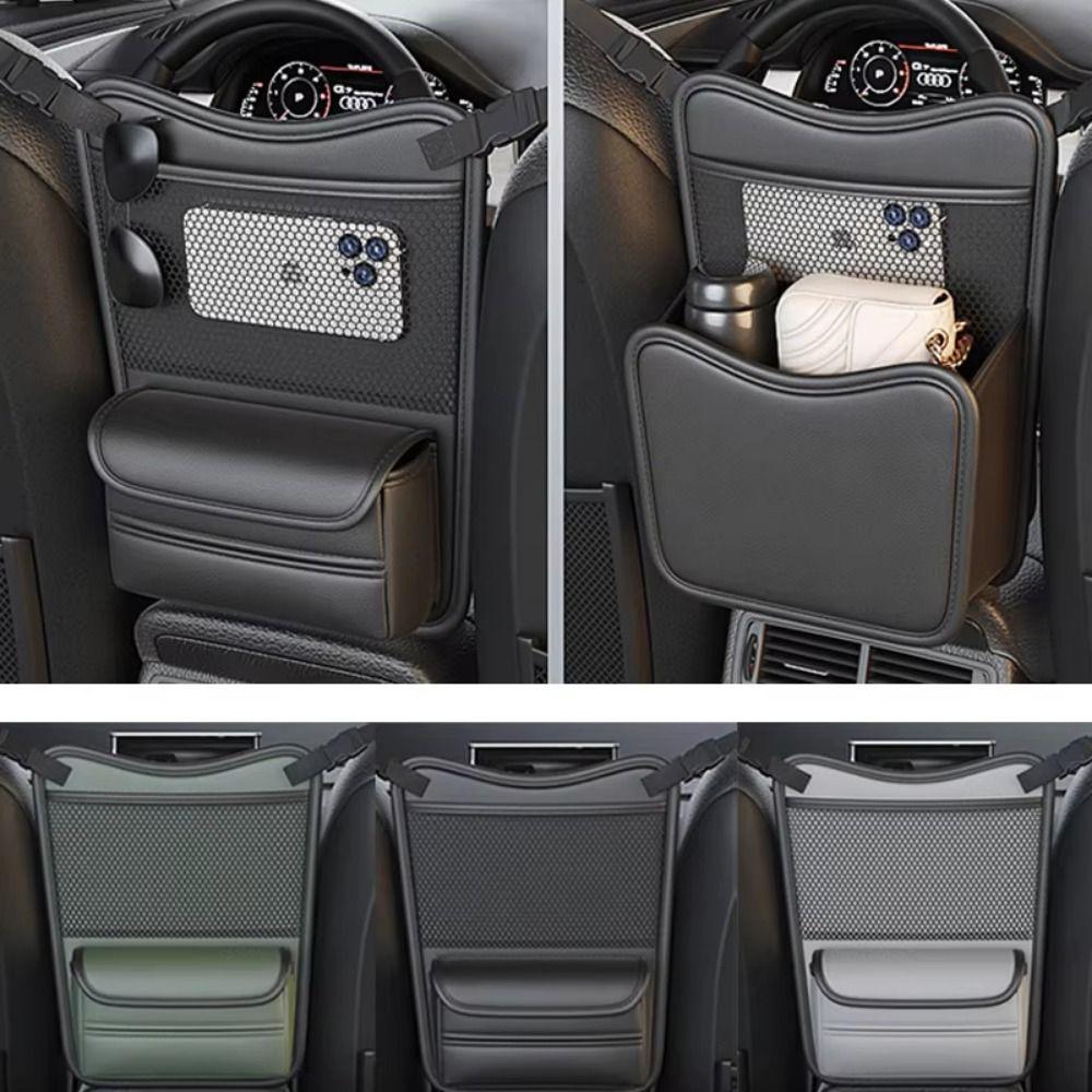 With Tissue Box Car Seat Storage Bag Double Side Storage Car Middle Hanger Auto Accessories сірий
With Tissue Box Car Seat Storage Bag Double Side Storage Car Middle Hanger Auto Accessories сірий
