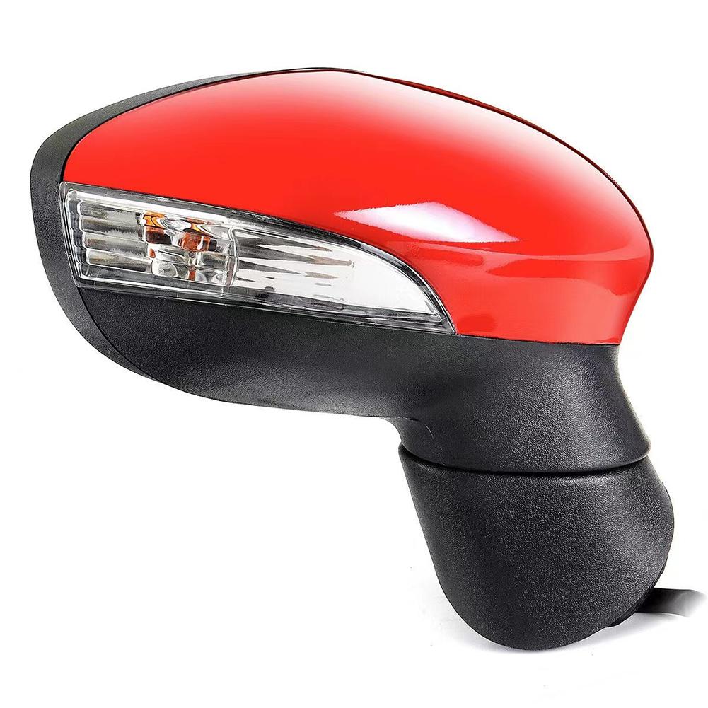 Kolip Wing Mirror For Car, Front Right Driver Side Electric Door Rearview Mirror With Turn Light Assembly Compatible For Fiesta MK7 2008-2012 black+red
Kolip Wing Mirror For Car, Front Right Driver Side Electric Door Rearview Mirror With Turn Light Assembly Compatible For Fiesta MK7 2008-2012 black+red