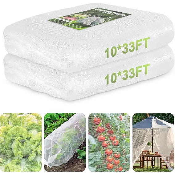 1 PACK Garden Netting Ultra Fine Mesh Pest Barrier Protection Bird Mosquito Net Plants Cover for Vegetables Fruits Flowers Crops Greenhouse 3*10M
1 PACK Garden Netting Ultra Fine Mesh Pest Barrier Protection Bird Mosquito Net Plants Cover for Vegetables Fruits Flowers Crops Greenhouse 3*10M