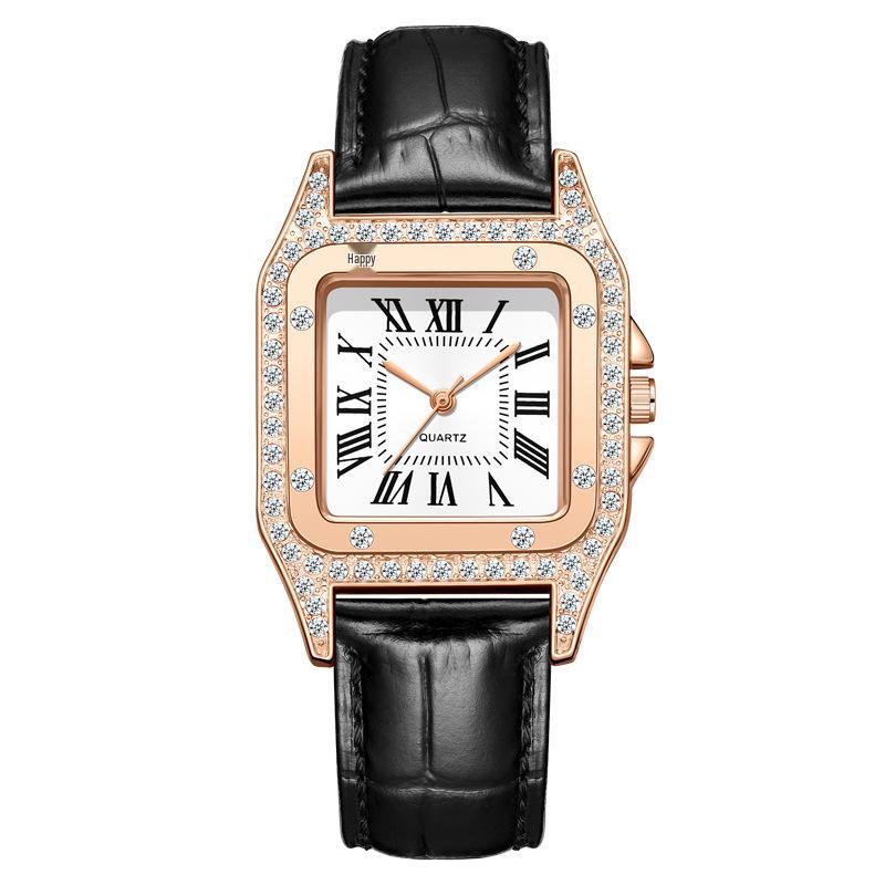 Women s Roman Square Rhinestone Watch with Leather Strap - Quartz TikTok Hot Style чорний
Women s Roman Square Rhinestone Watch with Leather Strap - Quartz TikTok Hot Style чорний