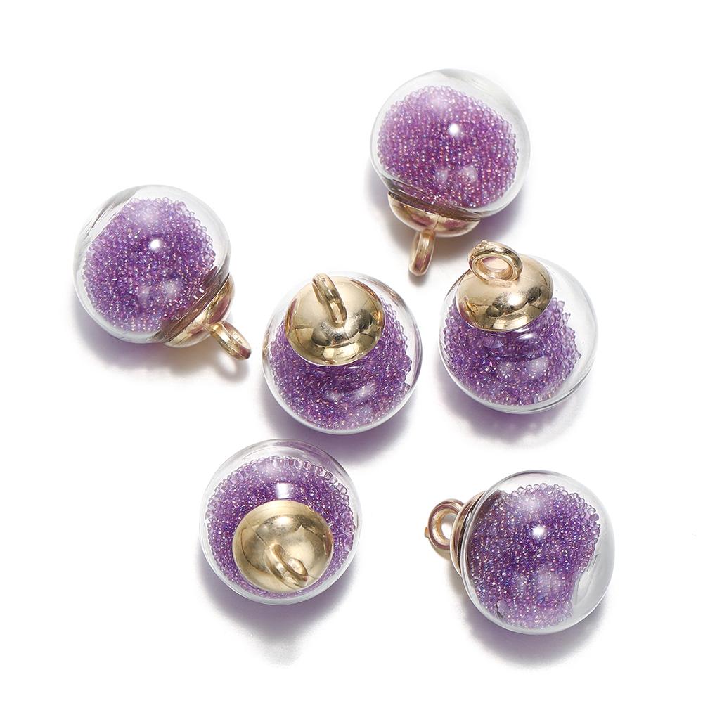 10Pcs Charms Quicksand Transparent Glass Ball 16mm Pendants Findings for Earrings Necklace Pendant DIY Jewelry Making Supplies фиолетовый
10Pcs Charms Quicksand Transparent Glass Ball 16mm Pendants Findings for Earrings Necklace Pendant DIY Jewelry Making Supplies фиолетовый