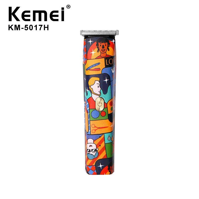 Kemei KM-5017H персонализированный триммер для волос с USB-зарядкой и граффити, портативный профессиональный электрический триммер
Kemei KM-5017H персонализированный триммер для волос с USB-зарядкой и граффити, портативный профессиональный электрический триммер