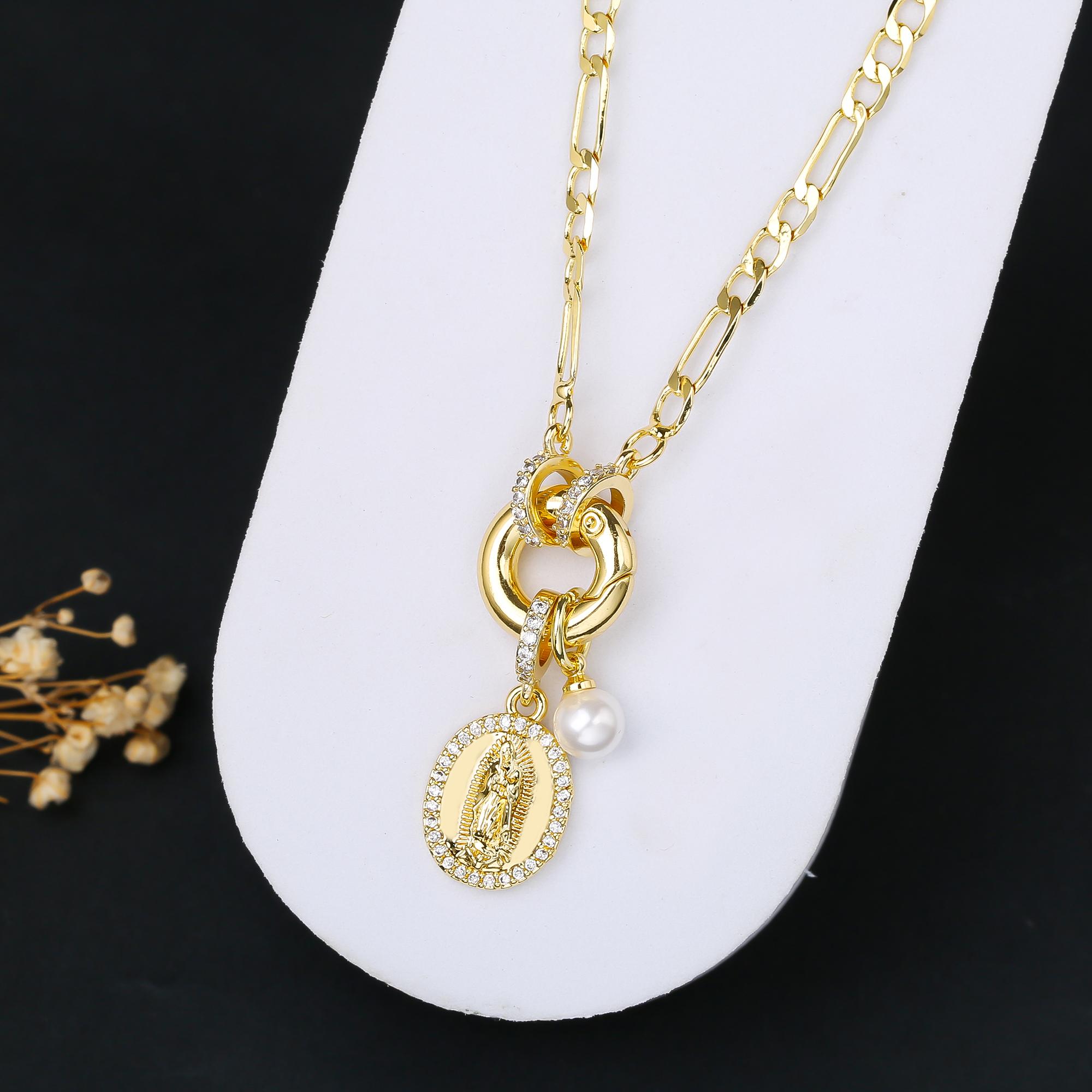 New Creative Religious St. Jude Zirconia Women s Necklace 3:1 Chain Choker Fashion for Woman Casual Trend Zircon Party Gift
New Creative Religious St. Jude Zirconia Women s Necklace 3:1 Chain Choker Fashion for Woman Casual Trend Zircon Party Gift