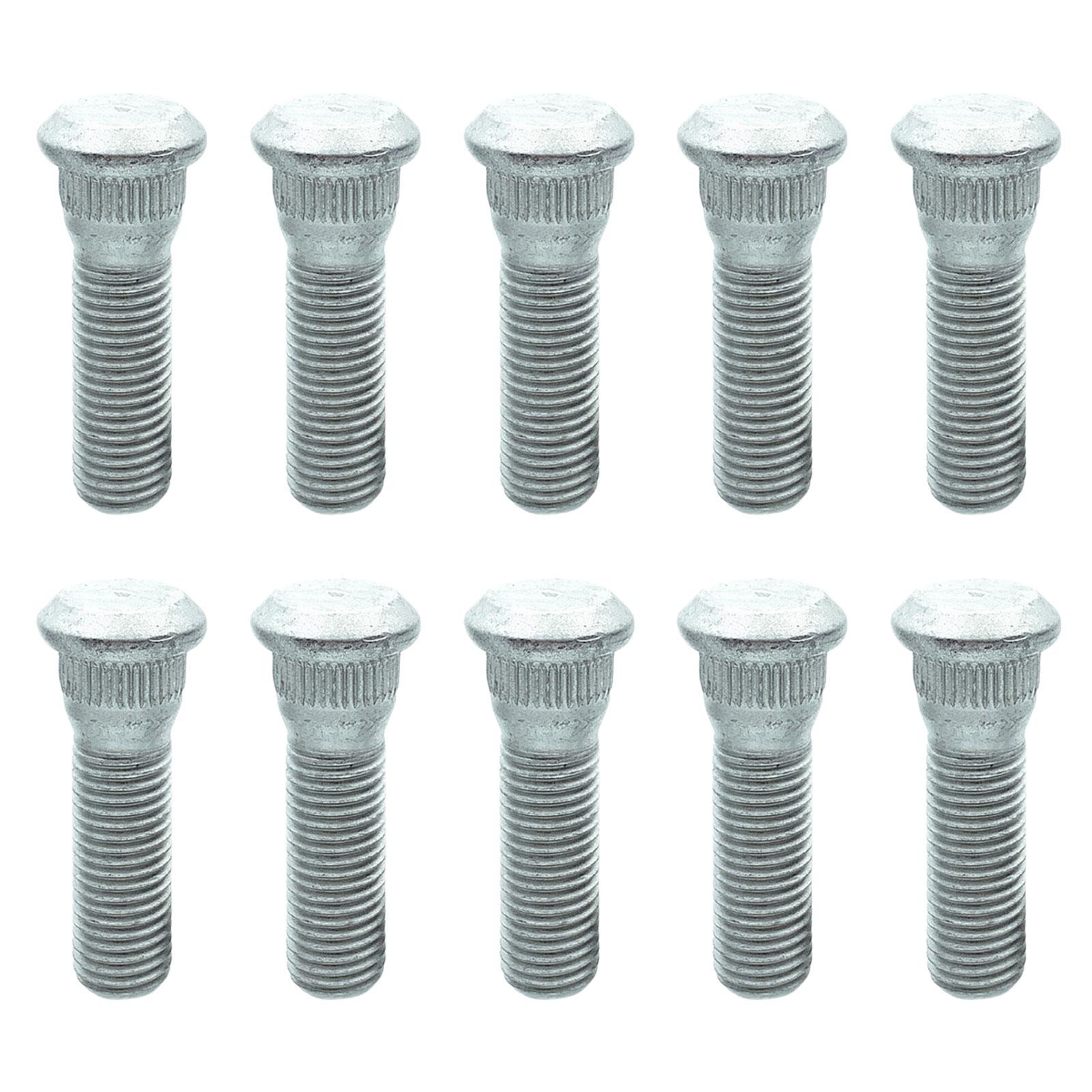 10 шт. Колесные шпильки Гайки-барашки Замена Колесная шпилька Ступица колеса Винт 48 мм Длинный и M12x1.5 Удлиненный Накатанный болт