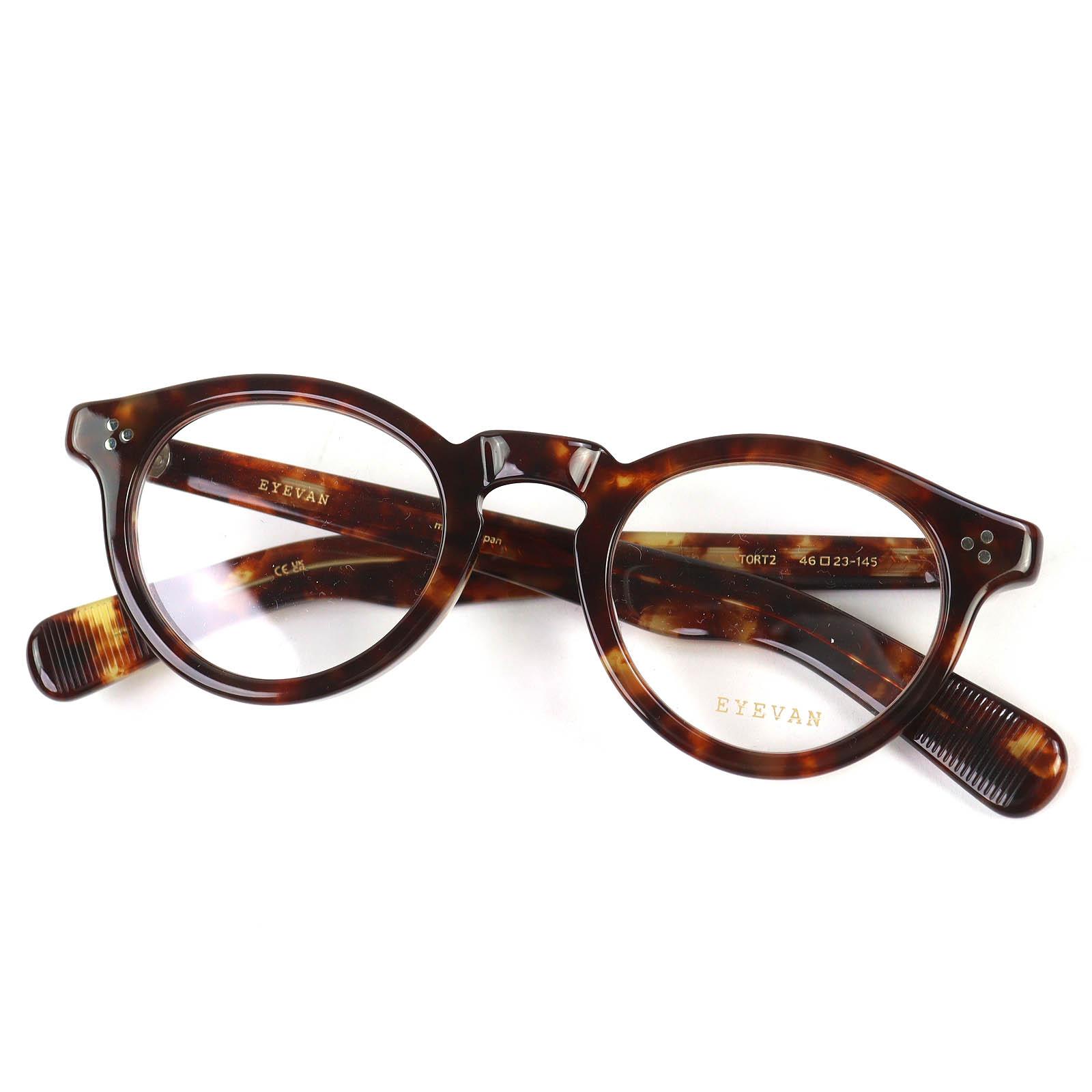 Excellent EYEVAN Glasses Conner TORT2 Tortoiseshell Pattern Boston Shape Brown Used
Excellent EYEVAN Glasses Conner TORT2 Tortoiseshell Pattern Boston Shape Brown Used