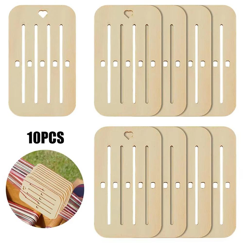 10PCS Loom Frame Yarn Weaving Wooden Knitted Toys New Weaving Cards
10PCS Loom Frame Yarn Weaving Wooden Knitted Toys New Weaving Cards