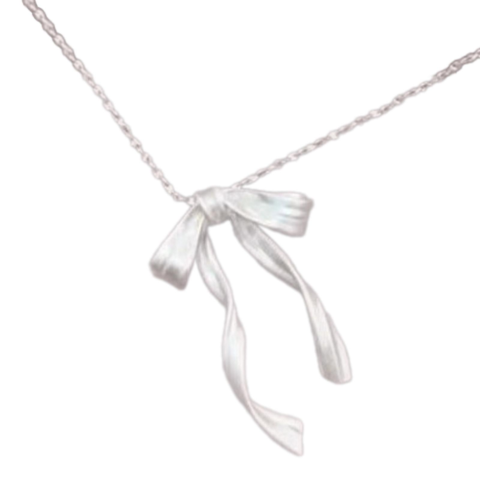 Красивое ожерелье с подвеской в виде банта, элегантная цепочка на ключицу со стильным кулоном в виде банта, уникальное украшение на шею
Красивое ожерелье с подвеской в виде банта, элегантная цепочка на ключицу со стильным кулоном в виде банта, уникальное украшение на шею