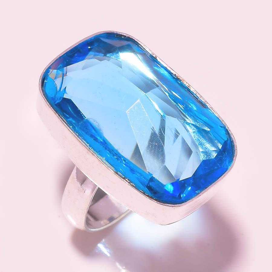 Кольцо с драгоценным камнем Swiss Blue Topaz, ручная работа, подарок на годовщину, ювелирное изделие 6,50 дюйма k3s52
Кольцо с драгоценным камнем Swiss Blue Topaz, ручная работа, подарок на годовщину, ювелирное изделие 6,50 дюйма k3s52