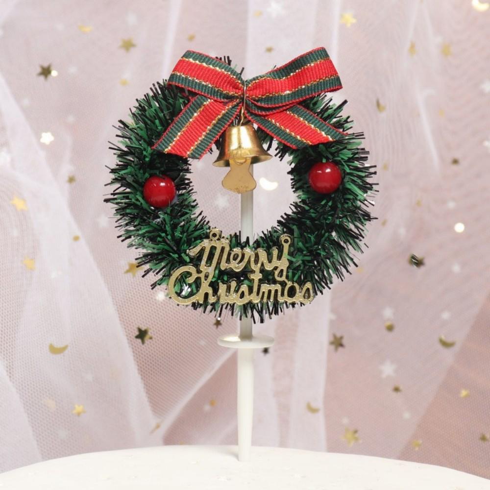 10pcs/pack Christmas Cake Decoration Christmas Grass Circle Leaves Bell Bow Merry Christmas Ornaments Omas New Year Decor Props As Shown
10pcs/pack Christmas Cake Decoration Christmas Grass Circle Leaves Bell Bow Merry Christmas Ornaments Omas New Year Decor Props As Shown
