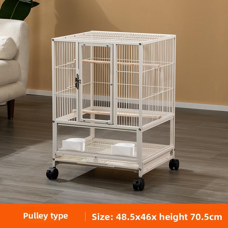 Parrot Bird Metal Cage with Wheels Large Household Pet-viewing Villas Easy Clean Multi-functional Feeding Supplies Accessories
Parrot Bird Metal Cage with Wheels Large Household Pet-viewing Villas Easy Clean Multi-functional Feeding Supplies Accessories