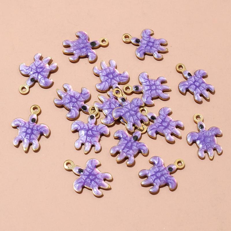 20pcs 12x9mm Enamel Turtle Small Charms Pendant Stainless Steel for Earrings Necklace Bracelet DIY Jewelry Making Accessories
20pcs 12x9mm Enamel Turtle Small Charms Pendant Stainless Steel for Earrings Necklace Bracelet DIY Jewelry Making Accessories