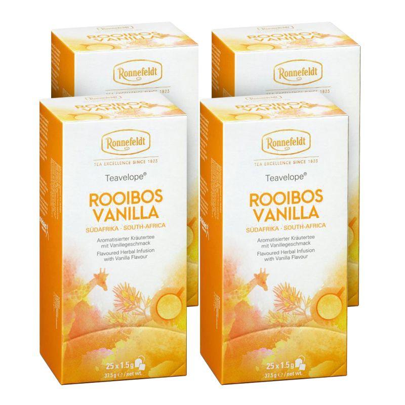 Ronnefeldt Rooibos Vanilla Tea 25 Tea Bags x 4 Pack
Ronnefeldt Rooibos Vanilla Tea 25 Tea Bags x 4 Pack