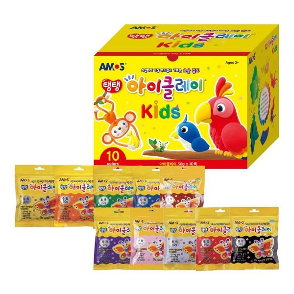 Amos Tangtang iClay Kids 50г, набор 10 цветов, смешанные цвета, 1 комплект, корейские игрушки
Amos Tangtang iClay Kids 50г, набор 10 цветов, смешанные цвета, 1 комплект, корейские игрушки