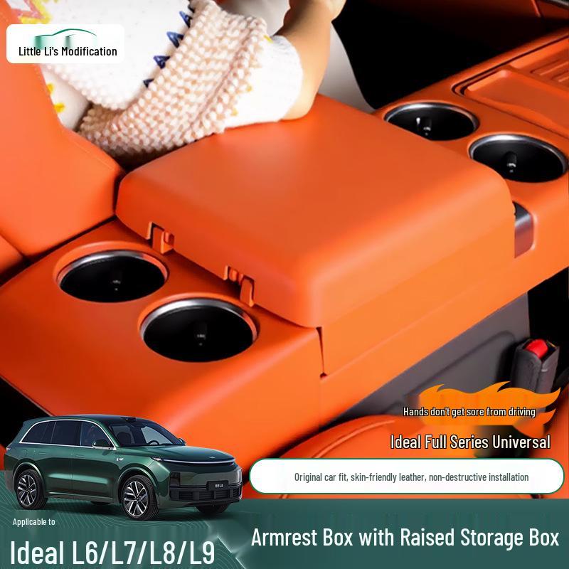 Ideal L6-L9 Armrest Box Booster Pads & Car Storage - Multi-Functional Center Console Accessories 24/25 L6 Armrest Storage Box - Original Black
Ideal L6-L9 Armrest Box Booster Pads & Car Storage - Multi-Functional Center Console Accessories 24/25 L6 Armrest Storage Box - Original Black