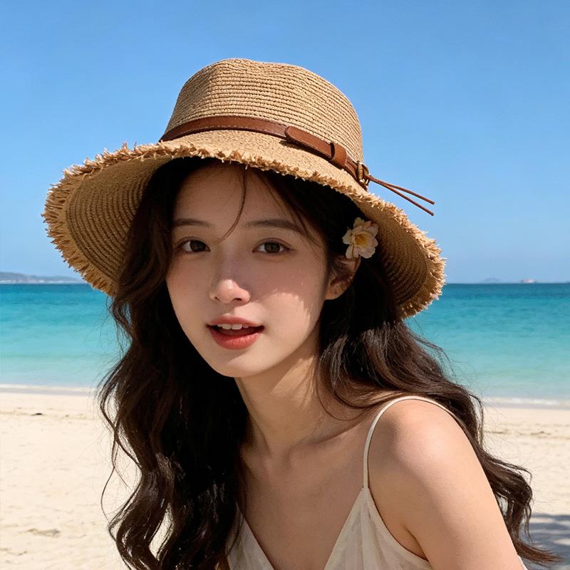Straw hat Korean version women s sun hat, big brim top hat, sun protection sun hat M(56-58cm)
Straw hat Korean version women s sun hat, big brim top hat, sun protection sun hat M(56-58cm)