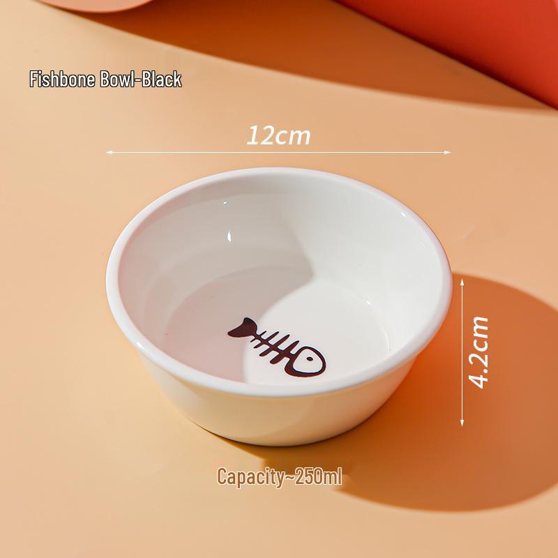 Керамическая миска для кошек – Мультяшная глазурь, Конструкция против опрокидывания для еды и воды.
Керамическая миска для кошек – Мультяшная глазурь, Конструкция против опрокидывания для еды и воды.