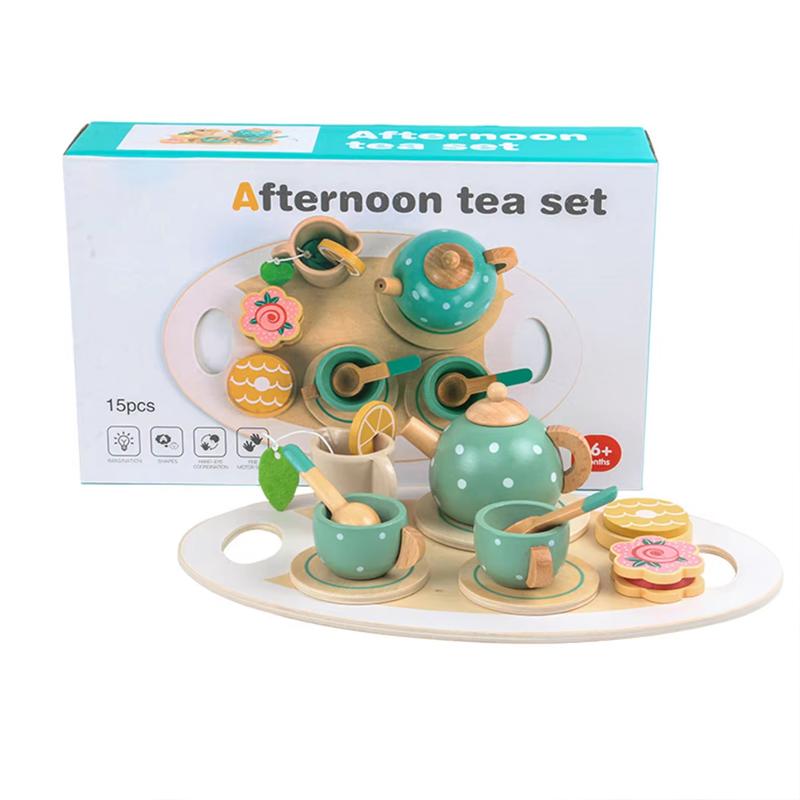 Wooden Tea Set for Little Girls Play Food Pretend Play Kitchen Accessories for 3-5 Years Old Girls and Boys Tea Time Party Toys
Wooden Tea Set for Little Girls Play Food Pretend Play Kitchen Accessories for 3-5 Years Old Girls and Boys Tea Time Party Toys
