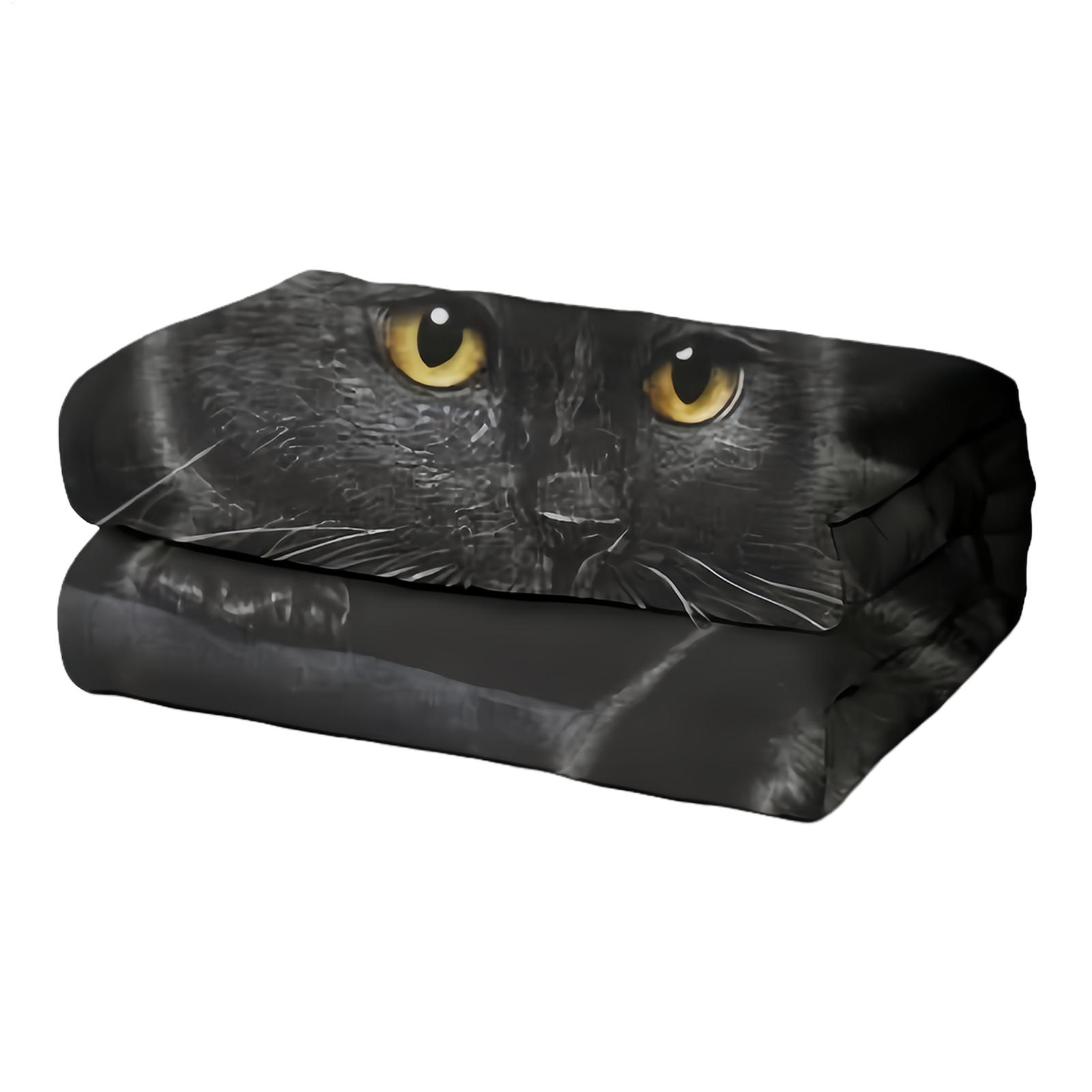 Black Cat Throw Blanket Modern Black Decorative Big Eyes Black Cat Fleece Blanket Soft Warm Cozy for Kids Adult China Mainland
Black Cat Throw Blanket Modern Black Decorative Big Eyes Black Cat Fleece Blanket Soft Warm Cozy for Kids Adult China Mainland