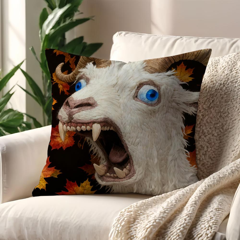 Funny Spooky Goat Face cushion cover Best Home Office Coffee Pillow Sofa Printing Decoration Room Shop Car Nordic Simplicity Hit 30cm x 30cm
Funny Spooky Goat Face cushion cover Best Home Office Coffee Pillow Sofa Printing Decoration Room Shop Car Nordic Simplicity Hit 30cm x 30cm