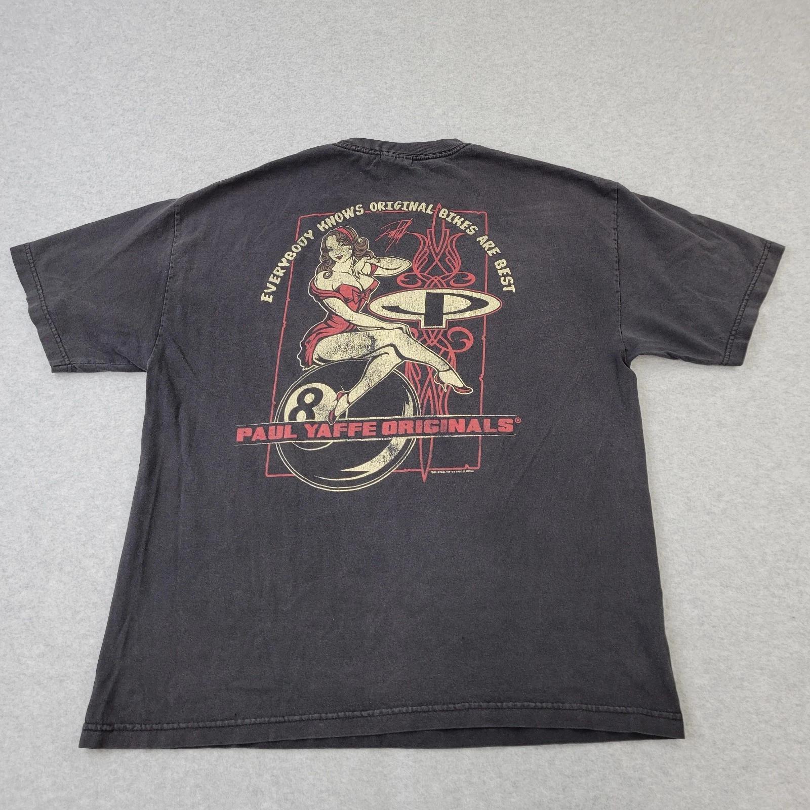 Paul Yaffe Originals Shirt Mens XL 8 Ball Pinup Girl Black Graphic M
Paul Yaffe Originals Shirt Mens XL 8 Ball Pinup Girl Black Graphic M