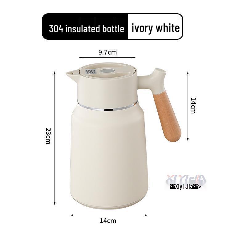 304 Stainless Steel Tea Kettle: Heat-Preserving, Water-Separating, Large Capacity Pot for Steeping and Brewing. 1.5L грязно-белый
304 Stainless Steel Tea Kettle: Heat-Preserving, Water-Separating, Large Capacity Pot for Steeping and Brewing. 1.5L грязно-белый