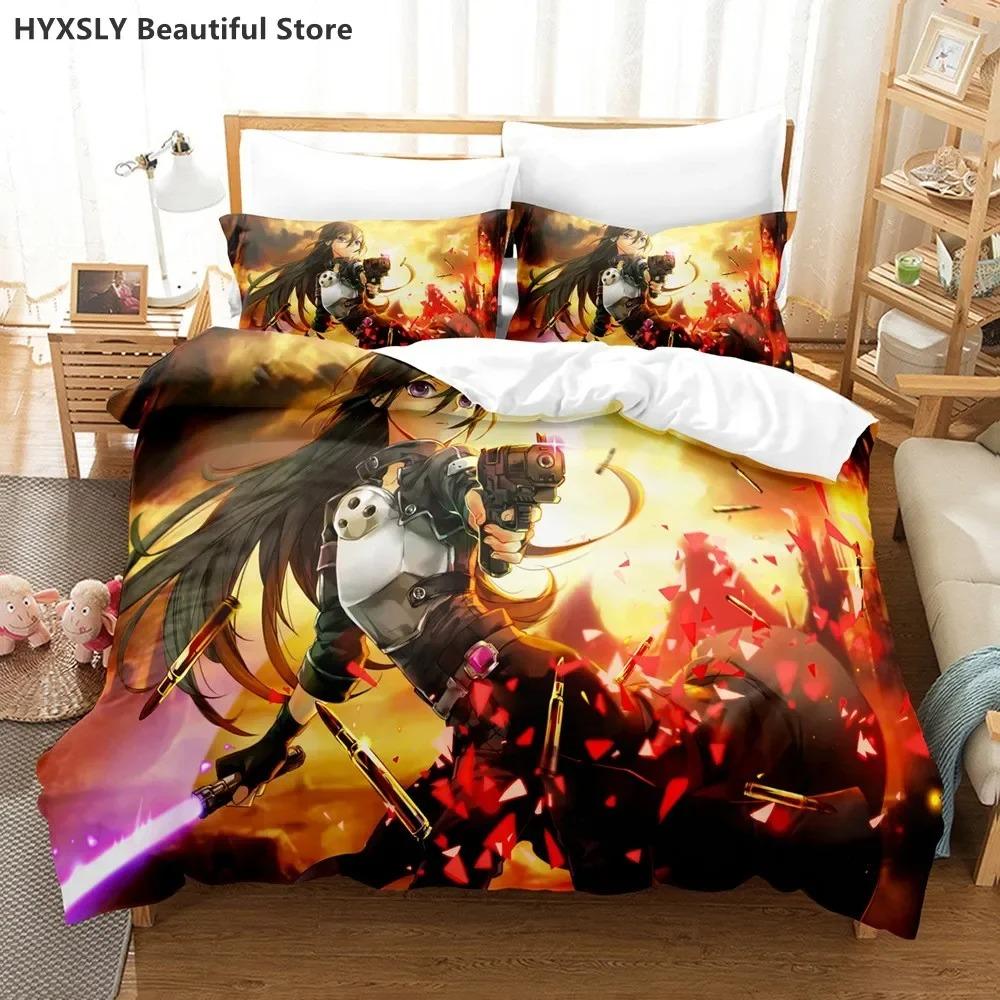 For Kids Gift Anime Duvet Cover Sets - Fashion Sword Art Online Bedding Set 3D Anime Polyester Quilt Cover Pillowcases Queen King 70x133cm 2pcs
For Kids Gift Anime Duvet Cover Sets - Fashion Sword Art Online Bedding Set 3D Anime Polyester Quilt Cover Pillowcases Queen King 70x133cm 2pcs