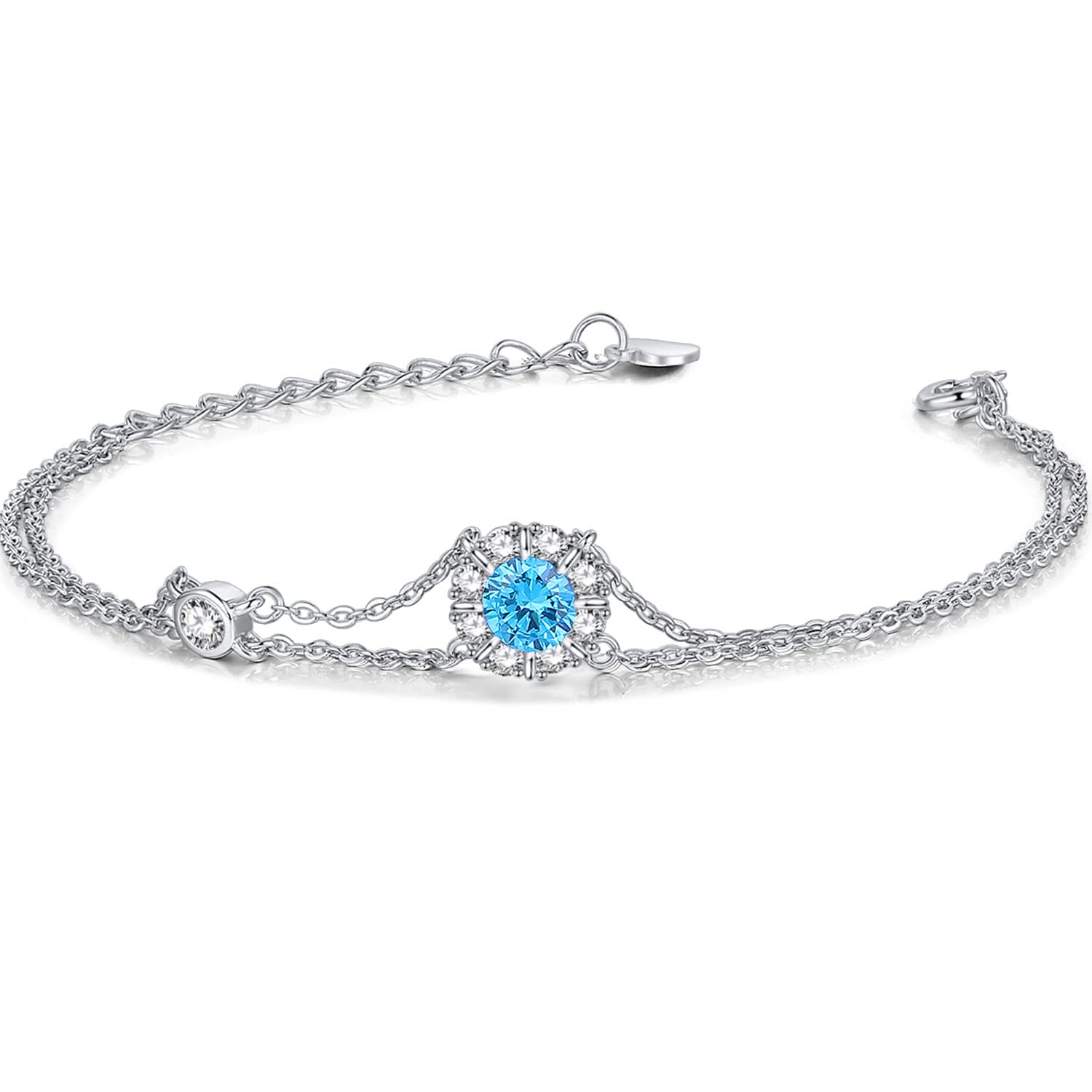 Bracelet for natural November 2 rows of White return Christmas gift wrapping included women, stone, topaz, birthstone, flowers, silver, Day, gift,
Bracelet for natural November 2 rows of White return Christmas gift wrapping included women, stone, topaz, birthstone, flowers, silver, Day, gift,