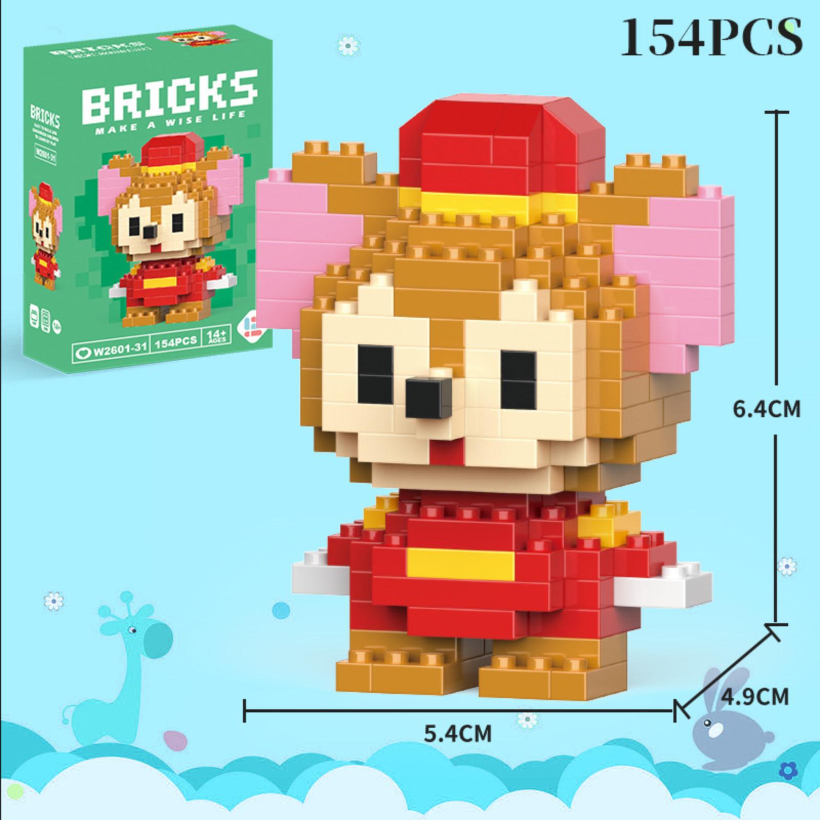 154PCS Building Blocks Cartoon Character Model Educational Puzzle Toy Compatible with Popular Construction Bricks Set for Creative Assembly Display One Size белый
154PCS Building Blocks Cartoon Character Model Educational Puzzle Toy Compatible with Popular Construction Bricks Set for Creative Assembly Display One Size белый