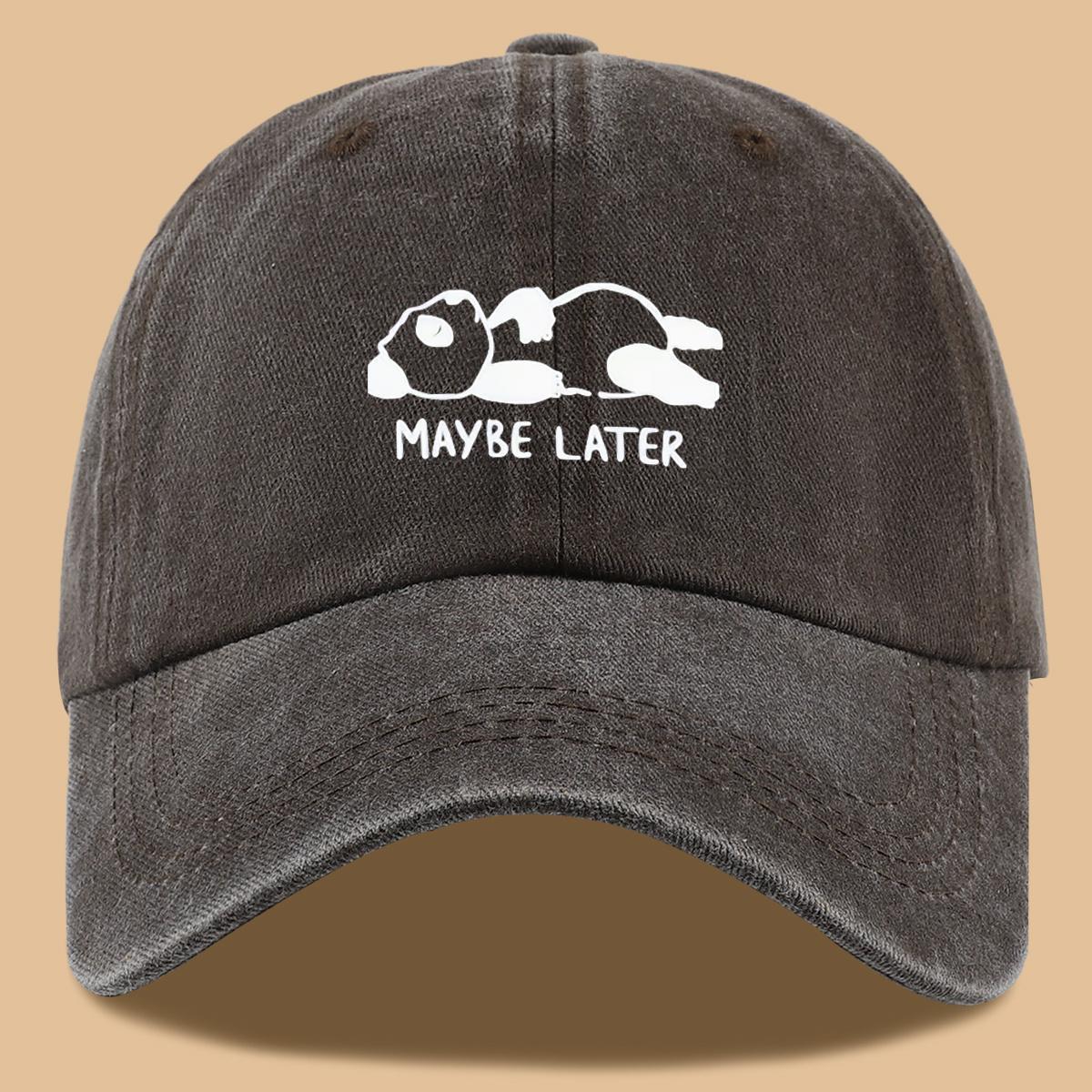 Printed Baseball Cap, Fun Cartoon Pattern Sun Hat, Fashionable and Personalized Peaked Cap, Unisex Sun Hat коричневий
Printed Baseball Cap, Fun Cartoon Pattern Sun Hat, Fashionable and Personalized Peaked Cap, Unisex Sun Hat коричневий