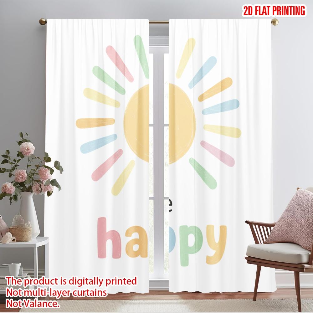2pcs 2D flat printing Curtain Happy Sun Watercolor Polyester Without Electricity All Season Party & Holiday Decor Perfect for 52.50×116.00 CM 2pcs
2pcs 2D flat printing Curtain Happy Sun Watercolor Polyester Without Electricity All Season Party & Holiday Decor Perfect for 52.50×116.00 CM 2pcs