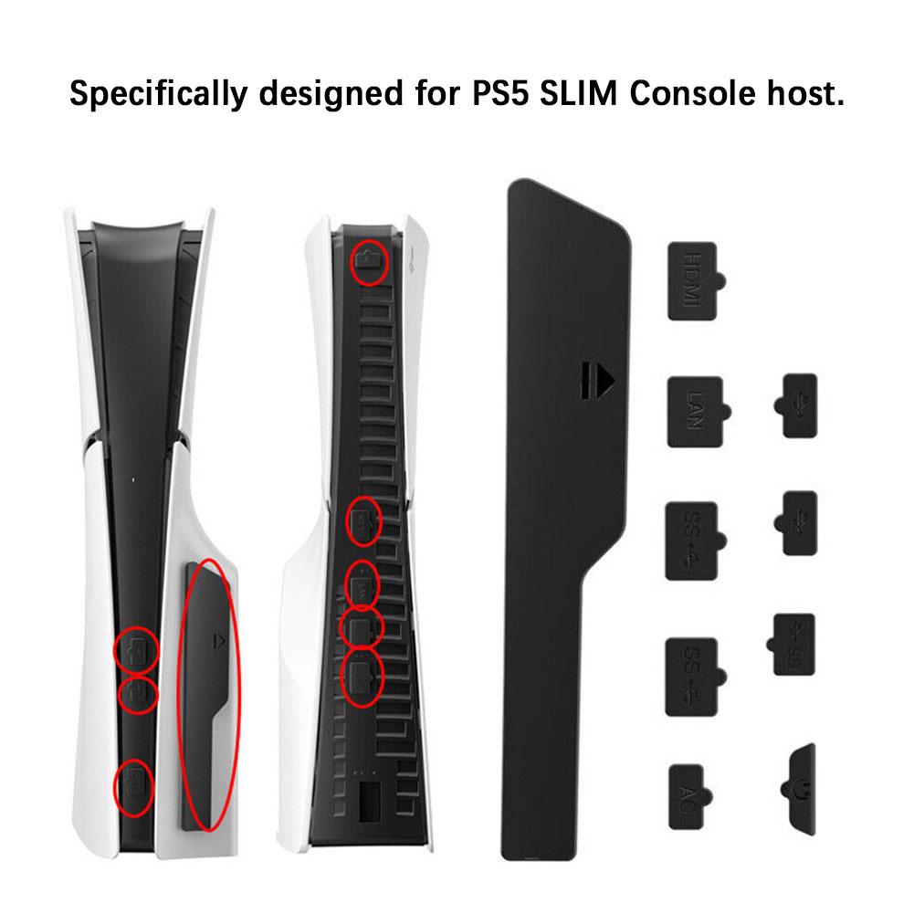 Пылезащитный чехол для горизонтальных аксессуаров PS5 Slim, 5-портовая версия PlayStation, цифровая USB-версия A9X9
Пылезащитный чехол для горизонтальных аксессуаров PS5 Slim, 5-портовая версия PlayStation, цифровая USB-версия A9X9