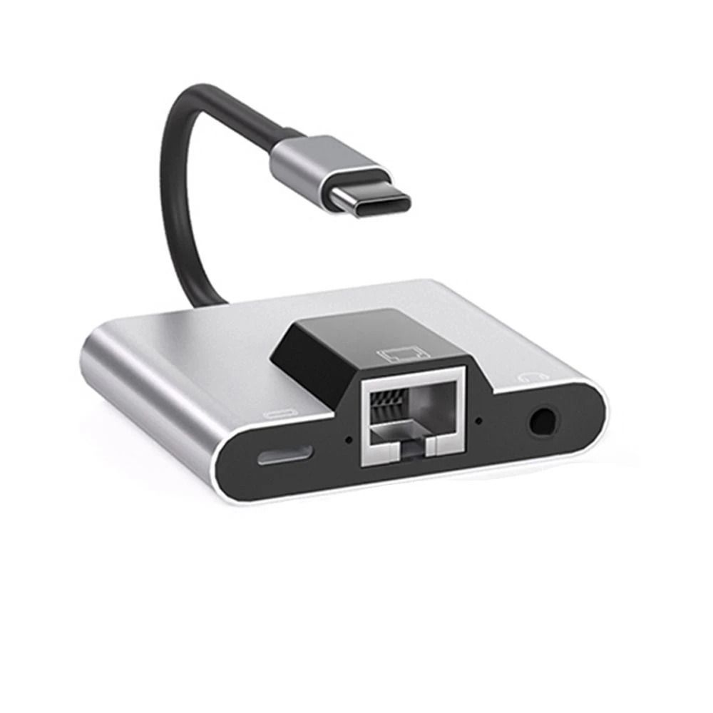 PD Быстрая зарядка USB C до 3,5 мм Сетевой преобразователь Type-C в порты Ethernet RJ45 Сетевой адаптер LAN
PD Быстрая зарядка USB C до 3,5 мм Сетевой преобразователь Type-C в порты Ethernet RJ45 Сетевой адаптер LAN