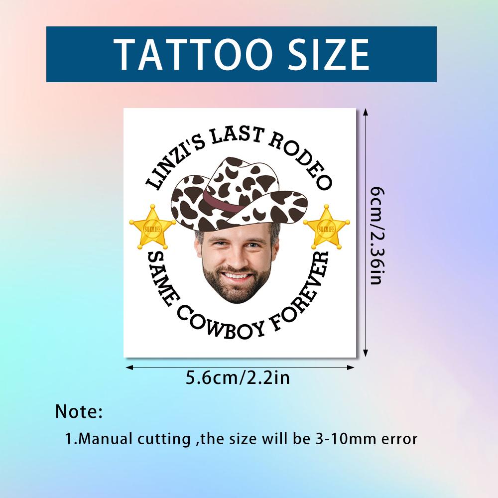 15pcs Custom Bachelorette Party temporary tattoos Personalized Groom Face Photo and Name Tattoos pink cowboy Party Decorations
15pcs Custom Bachelorette Party temporary tattoos Personalized Groom Face Photo and Name Tattoos pink cowboy Party Decorations