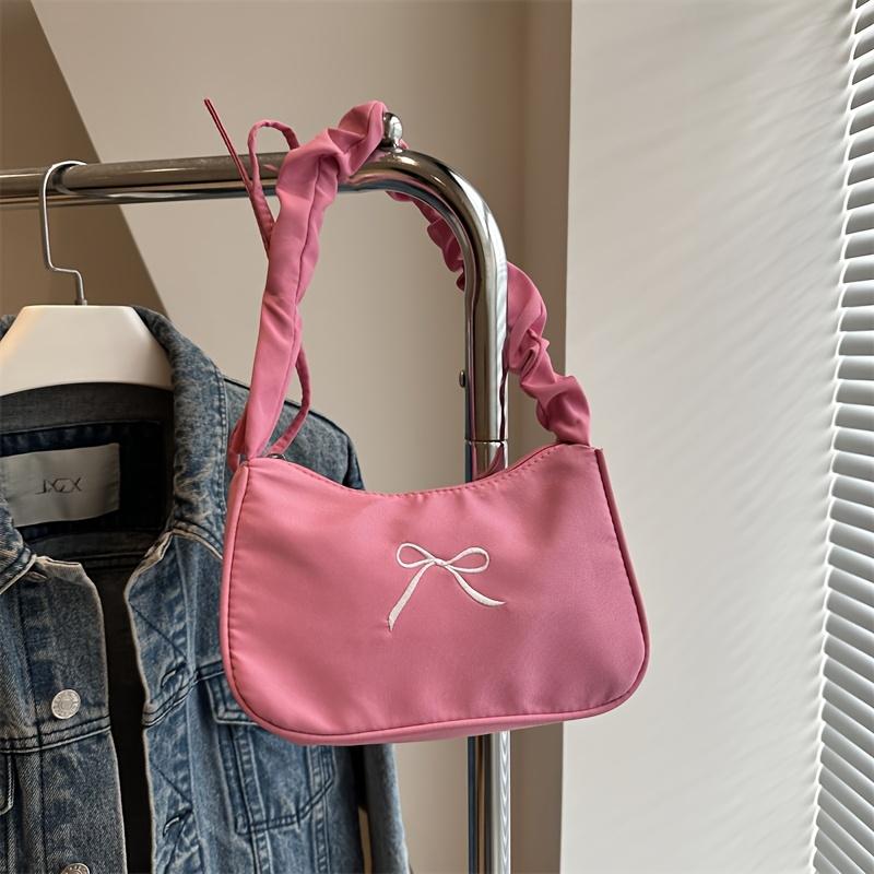 Women s Adjustable Crossbody Shoulder Bag with Print Bow - Casual Korean Style Nylon Purse, Zipper Closure & Matching Makeup Pouch for Everyday Use розовый
Women s Adjustable Crossbody Shoulder Bag with Print Bow - Casual Korean Style Nylon Purse, Zipper Closure & Matching Makeup Pouch for Everyday Use розовый