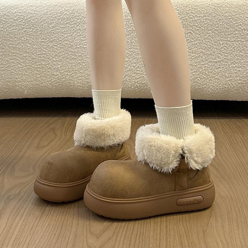 Women s Lightweight Comfortable Thick Sole Cold Warm Padded Snow Boots Non-slip Wear-resistant Outdoor Sports a Stirrup Cotton Boots 40
Women s Lightweight Comfortable Thick Sole Cold Warm Padded Snow Boots Non-slip Wear-resistant Outdoor Sports a Stirrup Cotton Boots 40