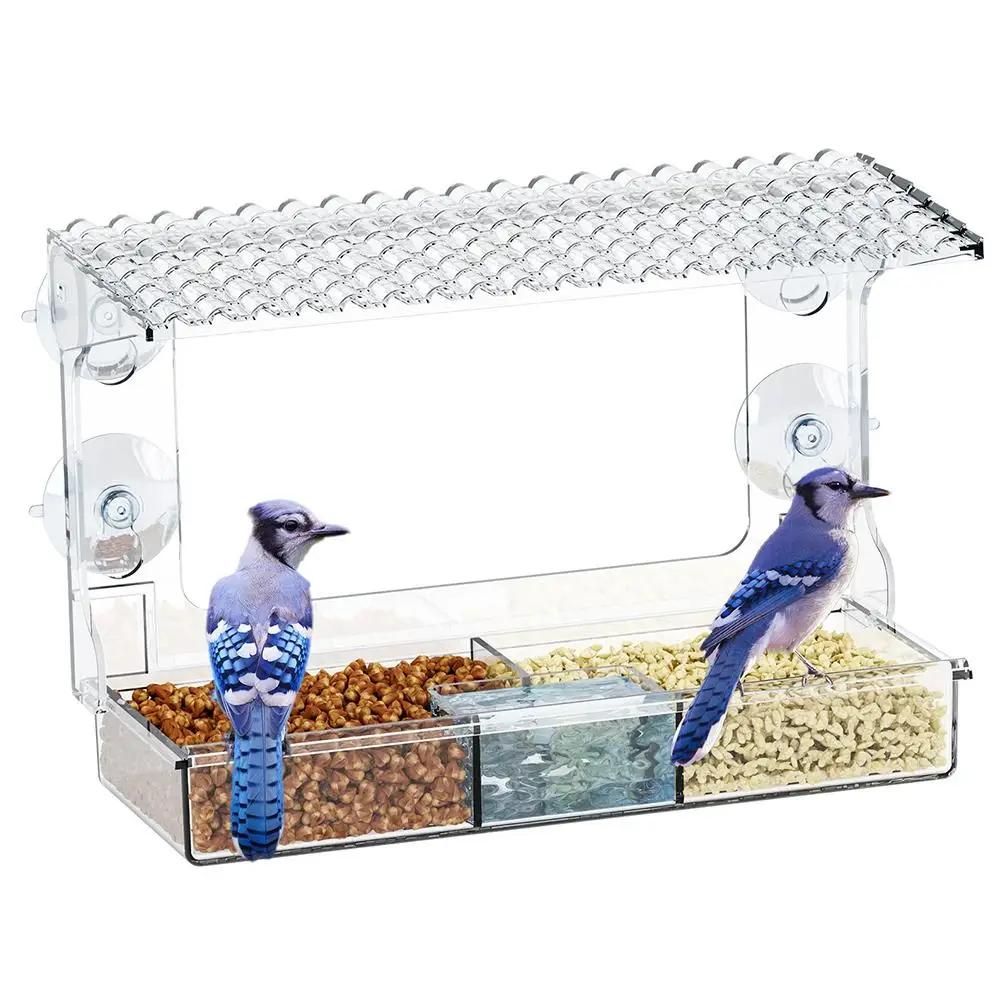 Hanging Bird Feeder with Strong Suction Cups Bird Food Feeding House Acrylic Hanging Birdhouse Feeder for Outside Garden Ya S1F0
Hanging Bird Feeder with Strong Suction Cups Bird Food Feeding House Acrylic Hanging Birdhouse Feeder for Outside Garden Ya S1F0