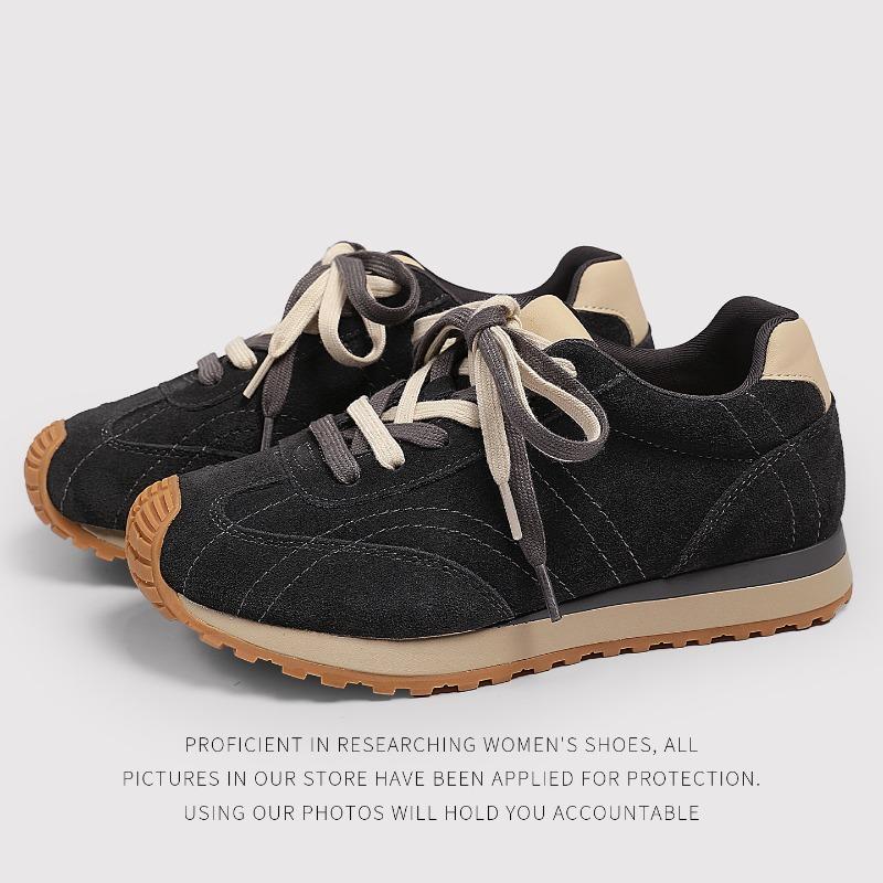 Sports and leisure shoes women s new round head lace-up fashionable retro lightweight casual running shoes 39
Sports and leisure shoes women s new round head lace-up fashionable retro lightweight casual running shoes 39