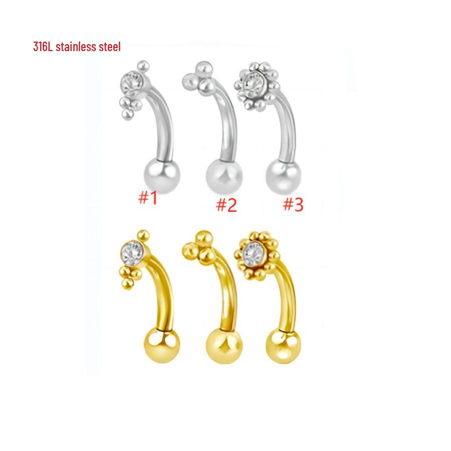 Stainless Steel 6-10mm Eyebrow, Ear, and Navel Piercing Rod with External Thread 1.2*8mm Rod
Stainless Steel 6-10mm Eyebrow, Ear, and Navel Piercing Rod with External Thread 1.2*8mm Rod